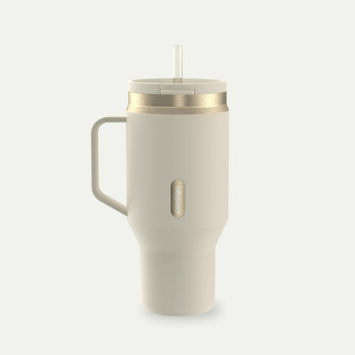 30 oz SnapSeal™ Tumbler (w/ Straw & Handle)