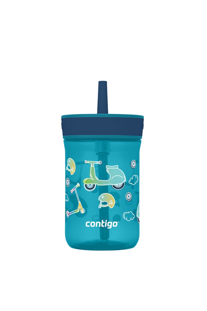 Kids’ Leighton Straw Tumbler with Spill-Proof Leak-Proof Lid, 14oz Y0